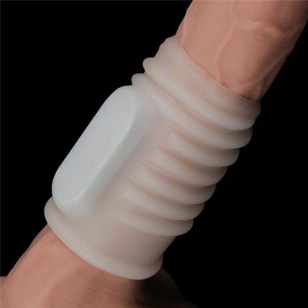 Насадка на пенис с вибрацией Spiral Knights Ring
